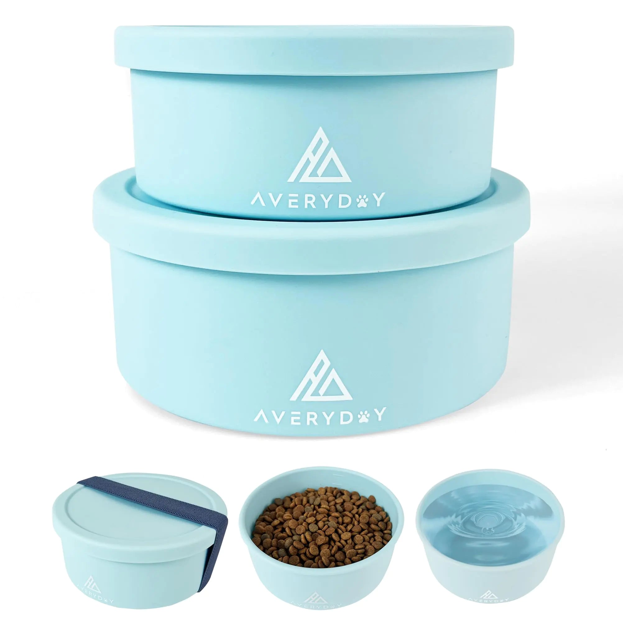 AVERYDAY Duo Travel Pet Bowls